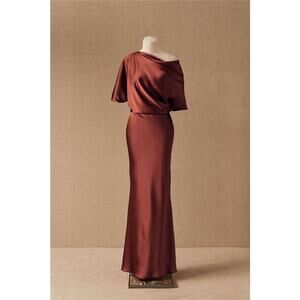 Amsale Pryce Dress in Cayenne Size 2